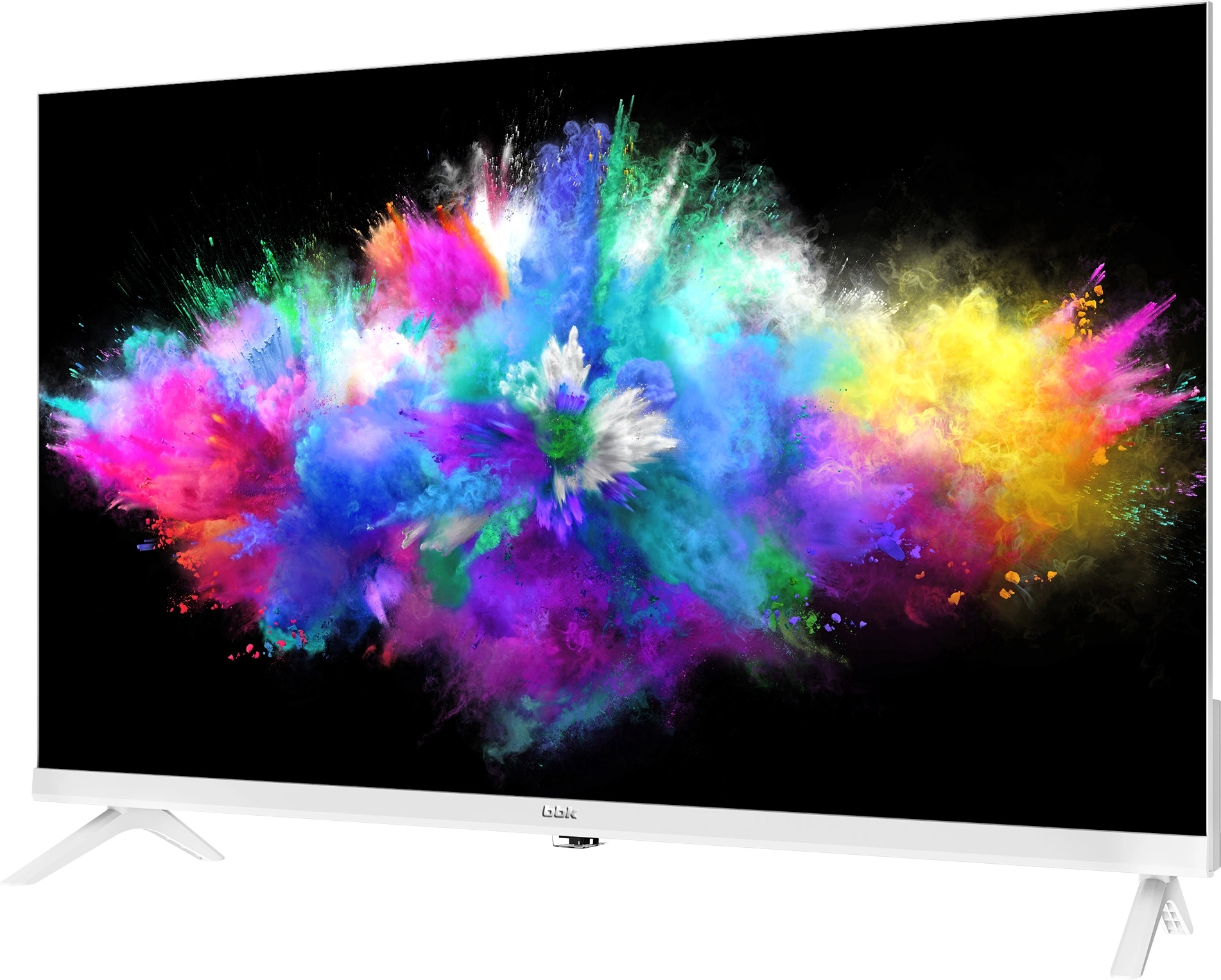 Телевизор LED BBK 31.5" 32LEM-1081/FTS2C (W) белый FULL HD 60Hz DVB-T2 DVB-C DVB-S2 USB (RUS) — миниатюра 3