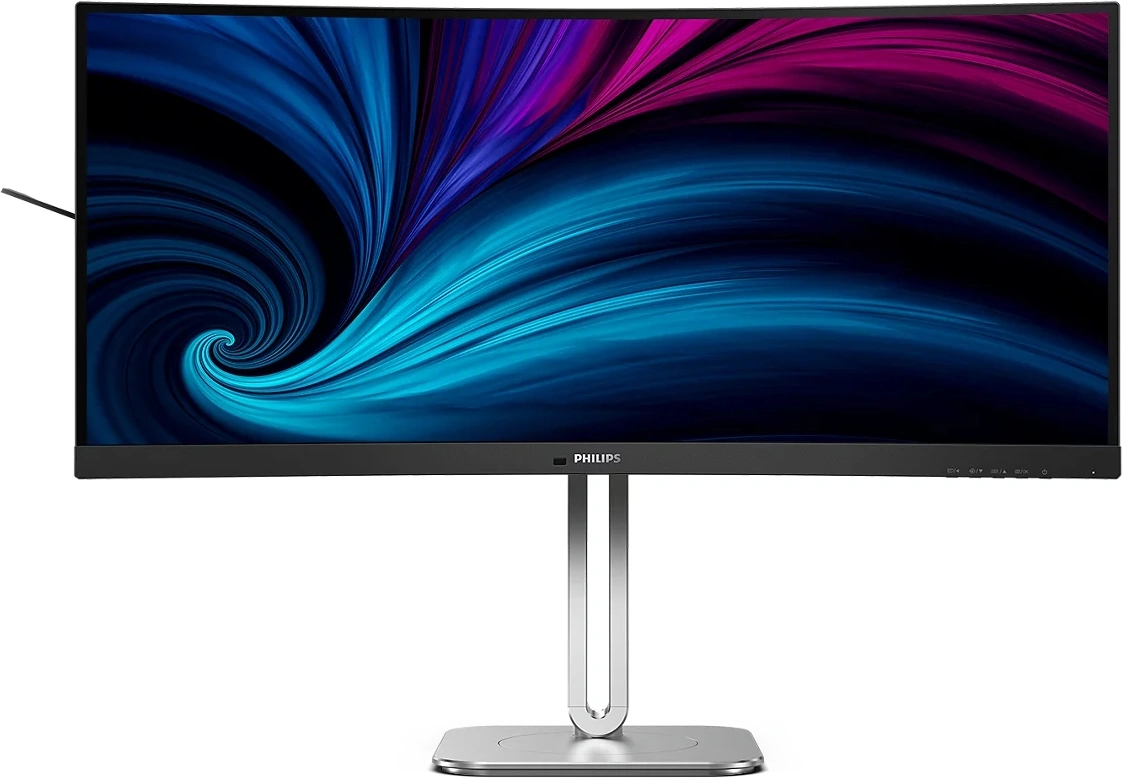 Монитор Philips 34" 34B2U5900C черный VA LED 21:9 HDMI M/M матовая HAS Piv 350cd 178гр/178гр 5120x2160 120Hz DP 4K USB 10.68кг — фото 1