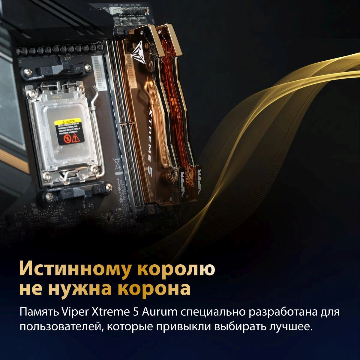Память DDR5 2x32GB 6000MHz Patriot VXA564G6030K Viper Xtreme 5 Aurum RTL Gaming PC5-48000 CL30 DIMM UDIMM 288-pin 1.35В dual rank с радиатором Ret — миниатюра 9