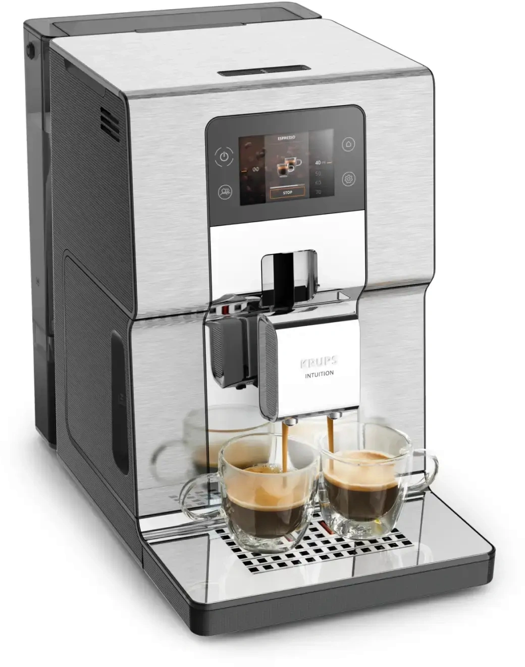 Кофемашина Krups Essential EA877D10 1550Вт черный/нержавеющая сталь — миниатюра 2