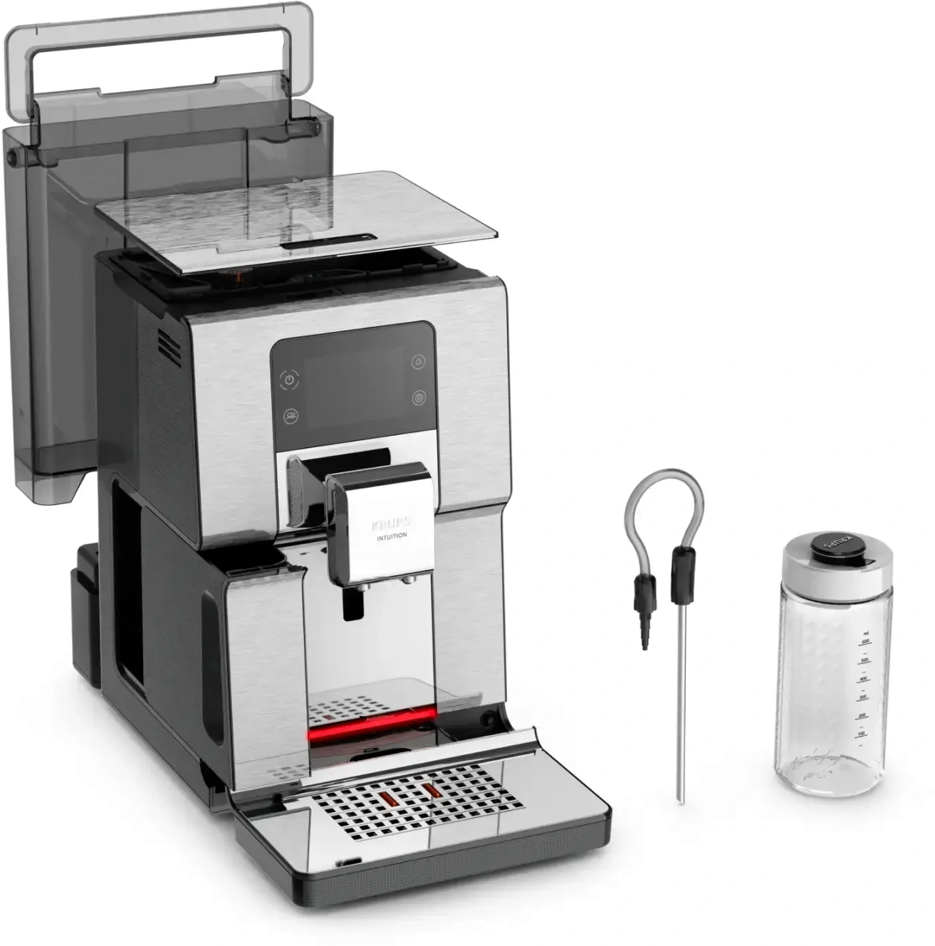 Кофемашина Krups Essential EA877D10 1550Вт черный/нержавеющая сталь — миниатюра 4