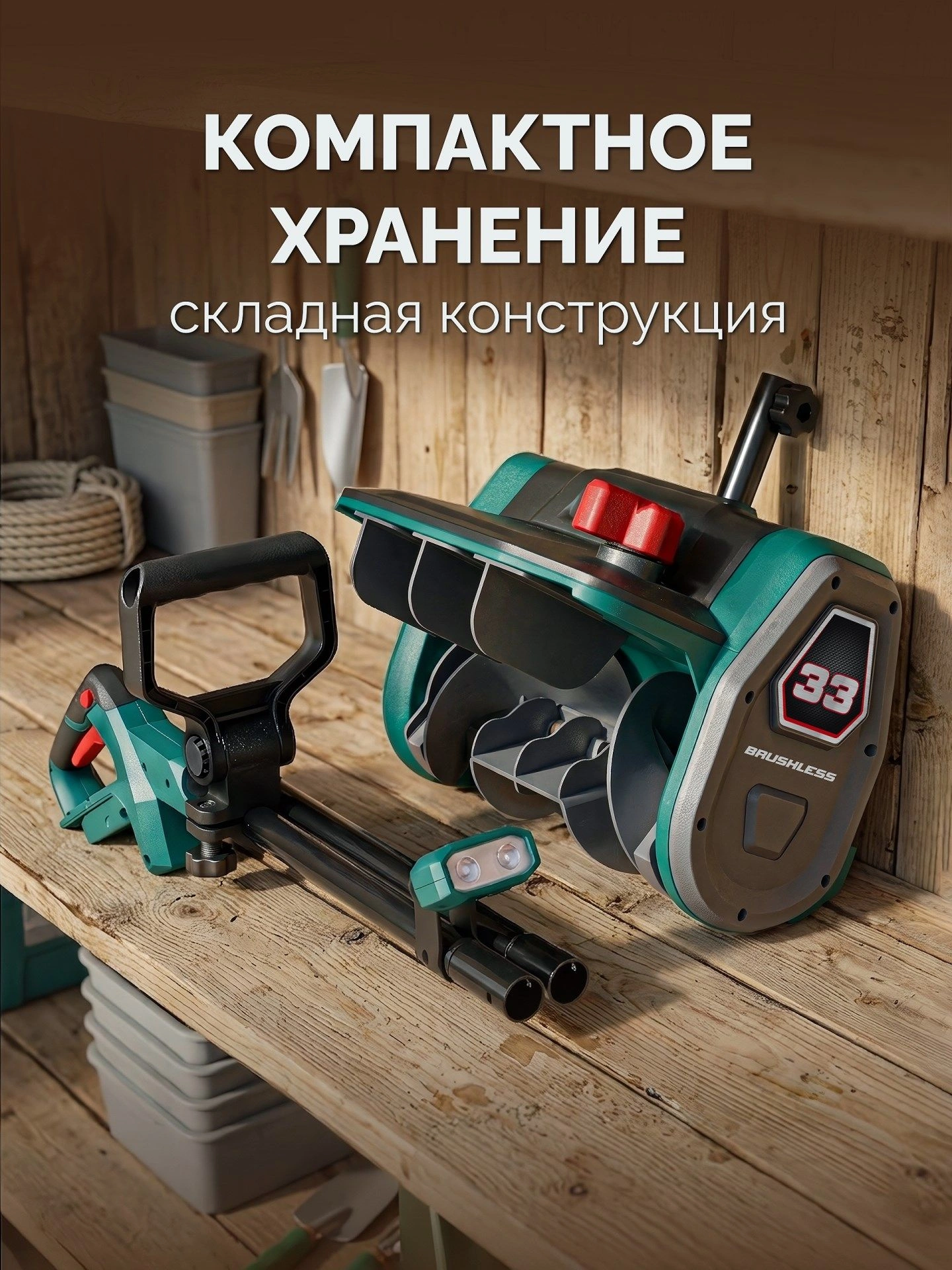 Снегоуборщик электр. Зубр СЛА-33-41 1кВт — миниатюра 13