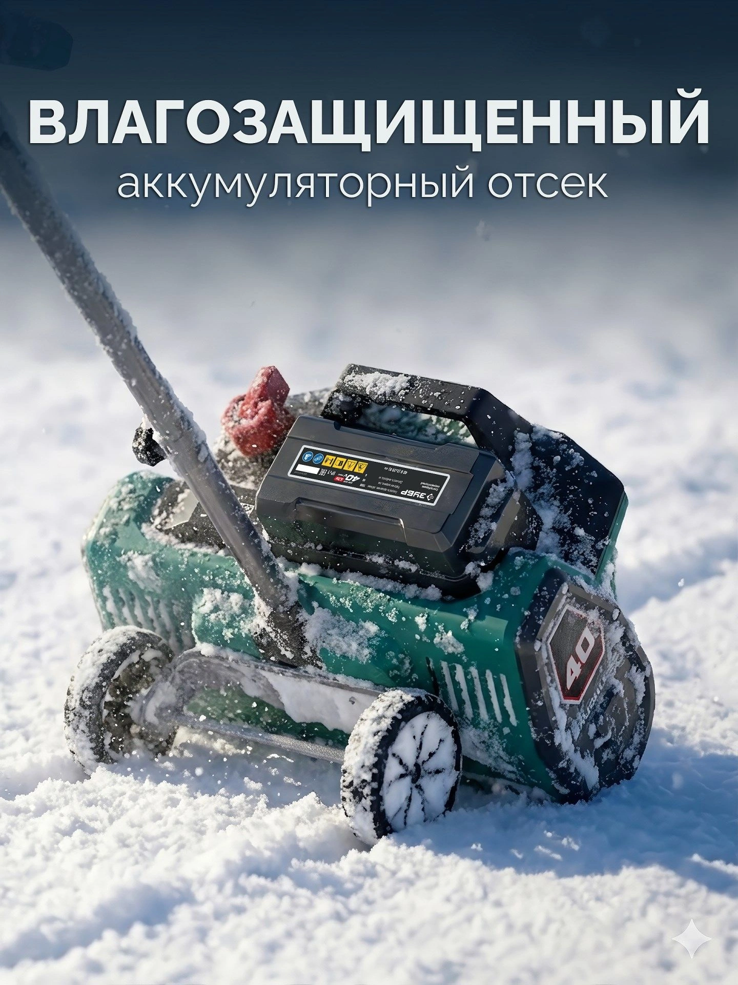 Снегоуборщик электр. Зубр СЛА-40 1.6кВт — миниатюра 15