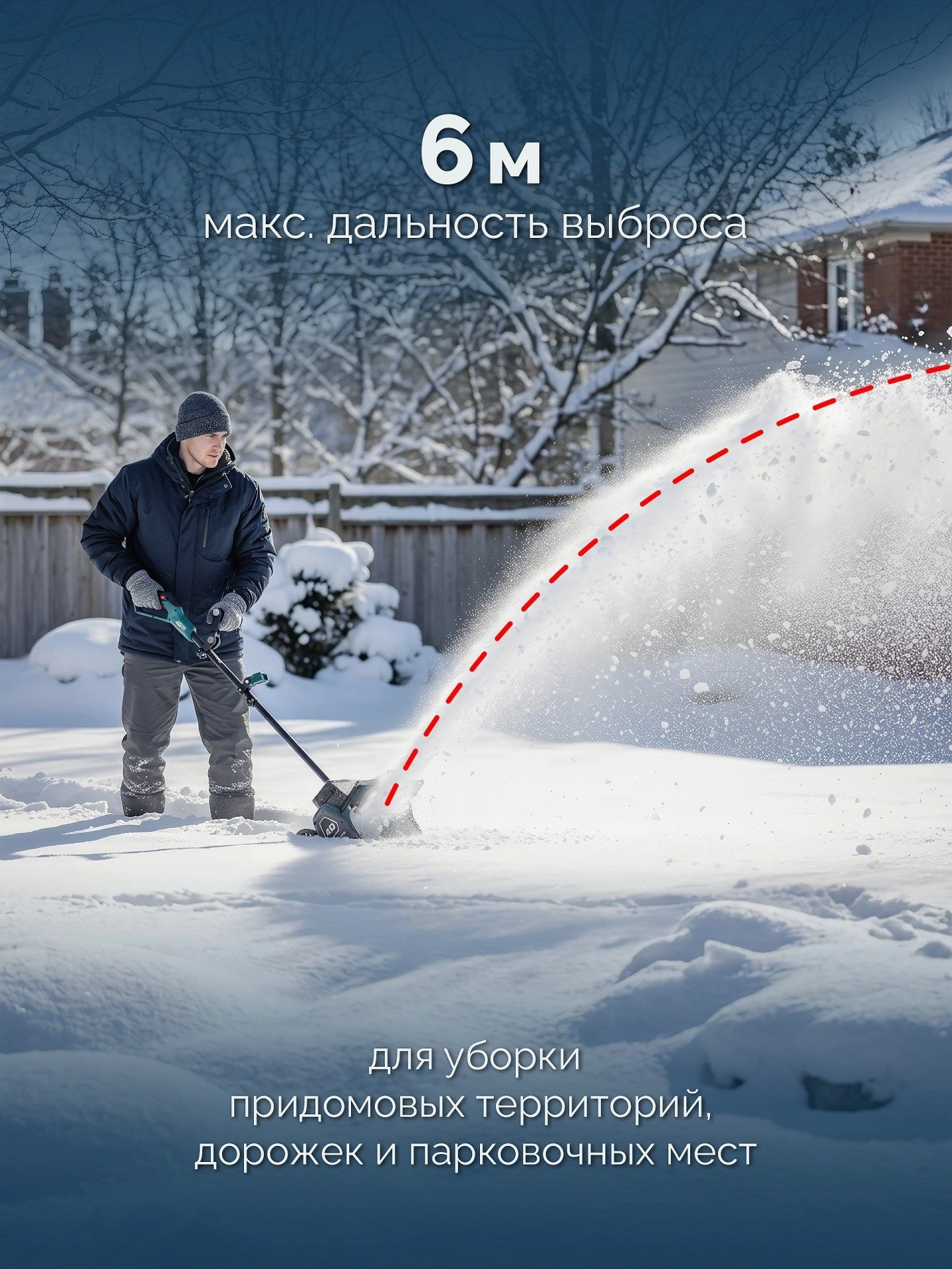 Снегоуборщик электр. Зубр СЛА-40-42 1.6кВт — миниатюра 27