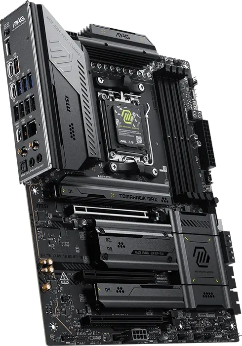 Материнская плата MSI MAG X870E TOMAHAWK MAX WIFI Socket AM5 AMD X870E ATX AC`97 8ch(7.1) 5Gigabit RAID+HDMI — фото 1