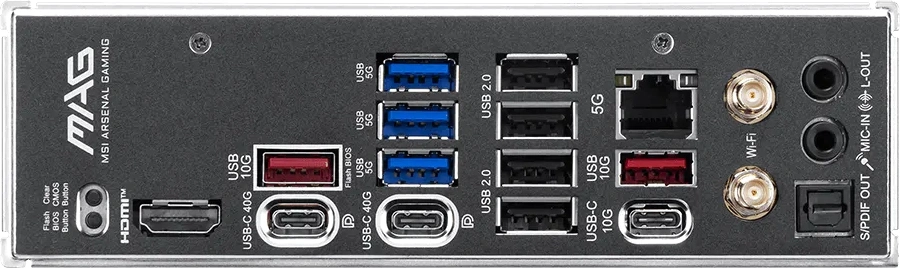 Материнская плата MSI MAG X870E TOMAHAWK MAX WIFI Socket AM5 AMD X870E ATX AC`97 8ch(7.1) 5Gigabit RAID+HDMI — миниатюра 3