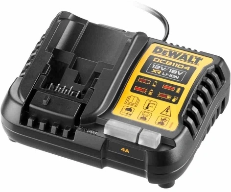 Батарея аккумуляторная DeWalt DCB1104M2-QW 18В 4Ач Li-Ion (З/У в компл.) — миниатюра 3