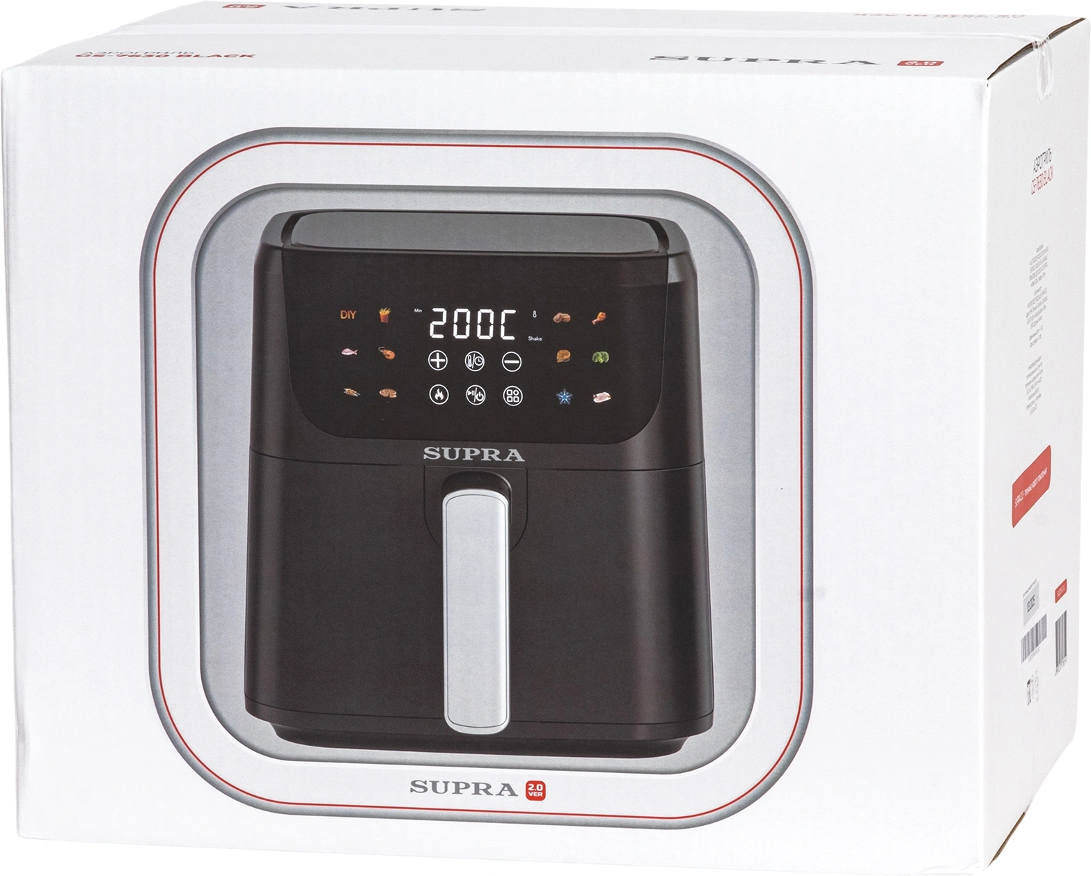 Аэрогриль Supra GS-7630 4.5л 1500Вт черный — миниатюра 9