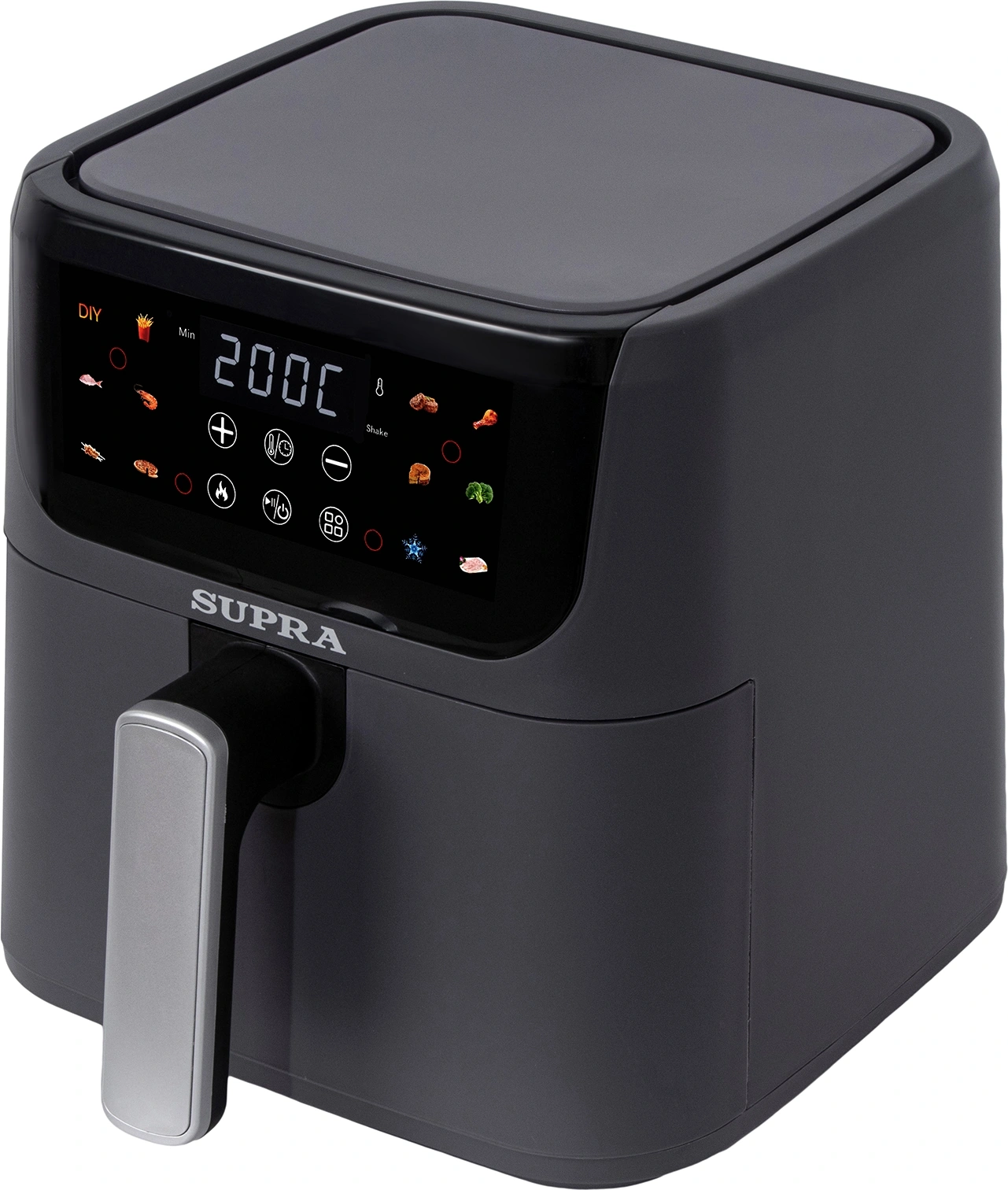 Аэрогриль Supra GS-7630 4.5л 1500Вт серый — миниатюра 4