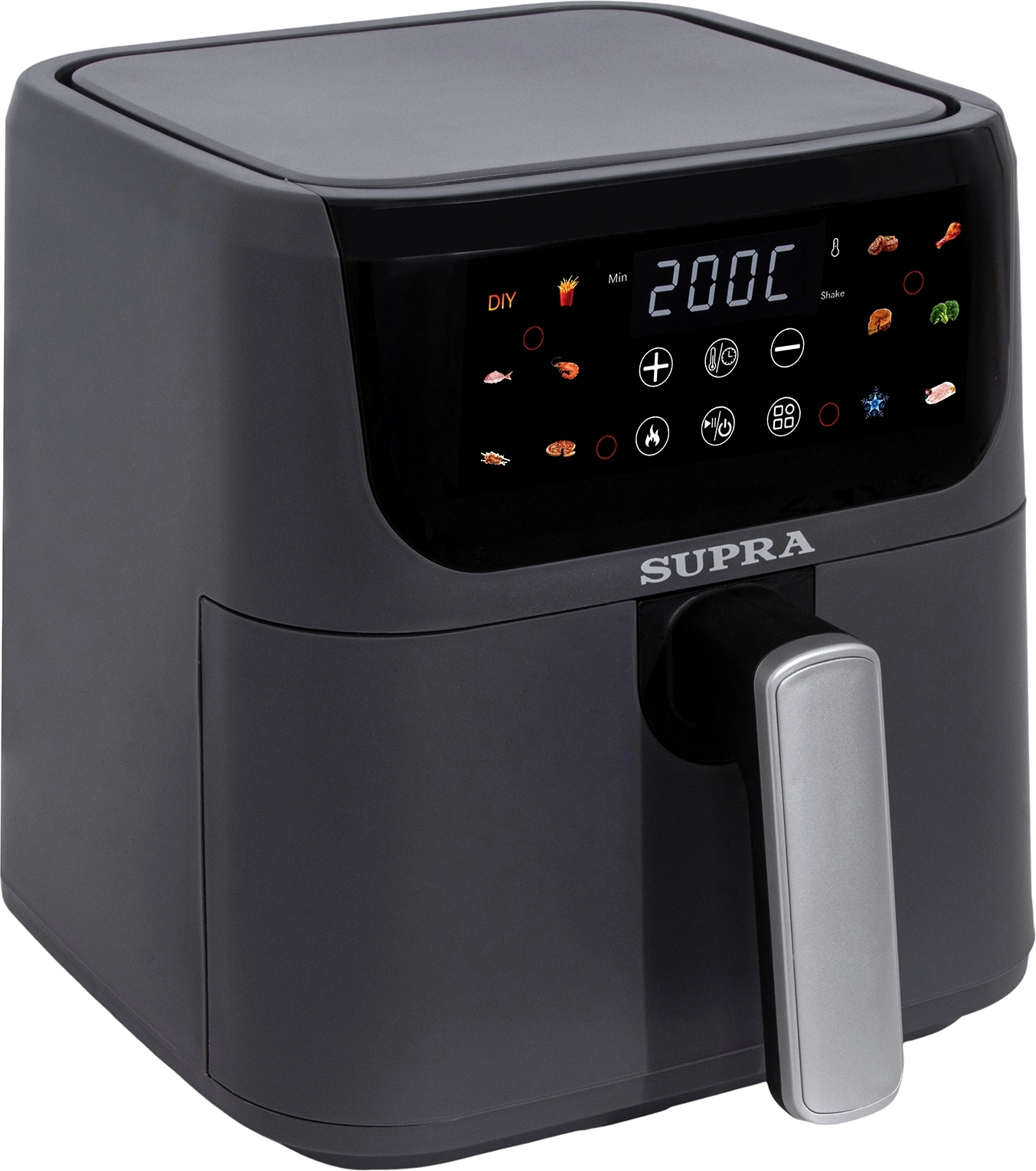 Аэрогриль Supra GS-7630 4.5л 1500Вт серый — миниатюра 3