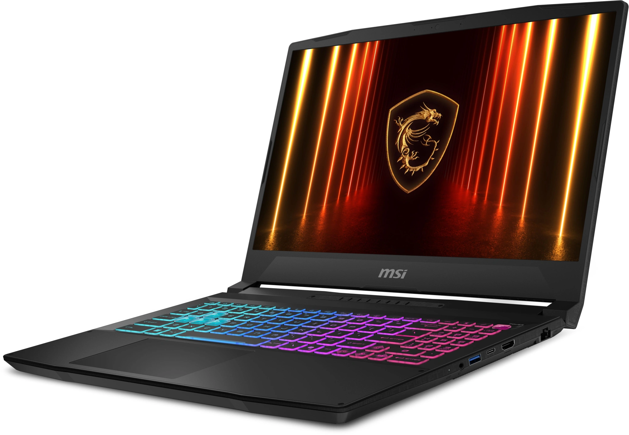 Ноутбук MSI Katana 17 HX B14WFK-400XPL Core i7 14650HX 16Gb SSD512Gb NVIDIA GeForce RTX 5060 8Gb 17.3" IPS FHD (1920x1080) Windows 11 Pro Multi Language black WiFi BT Cam — миниатюра 2