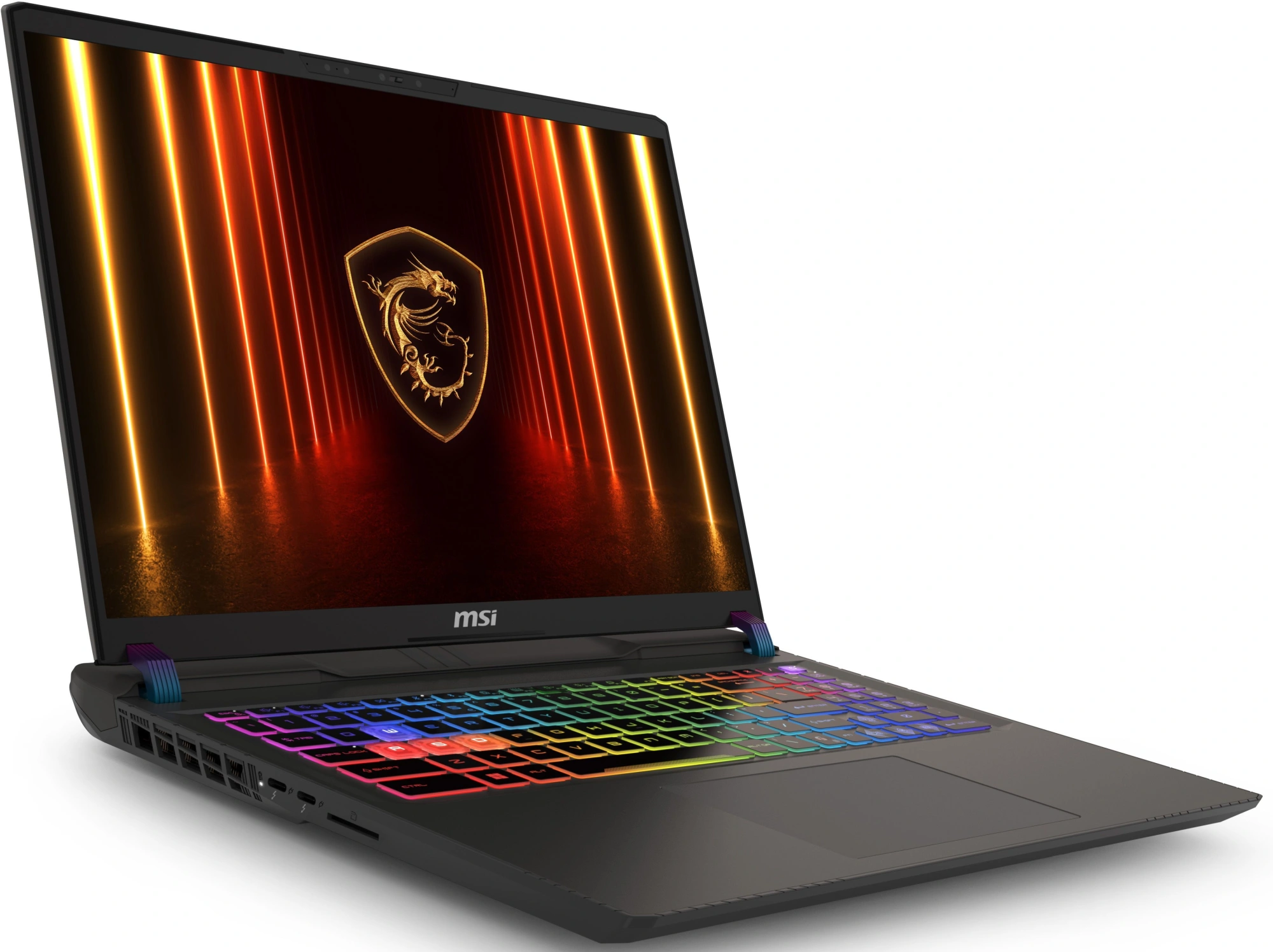 Ноутбук MSI Vector 16 HX AI A2XWHG-275US Core Ultra 7 255HX 16Gb SSD1Tb NVIDIA GeForce RTX5070Ti 12Gb 16" IPS FHD+ (1920x1200) Windows 11 Multi Language grey space WiFi BT Cam — миниатюра 3