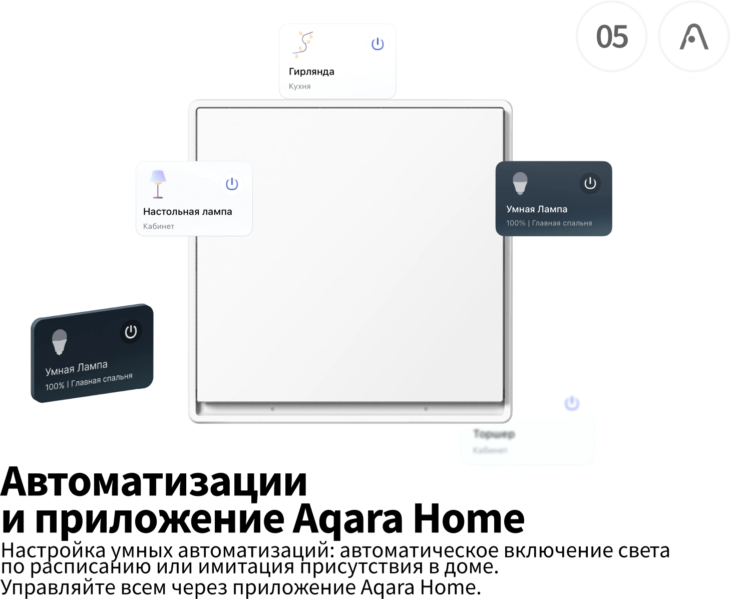 Умный выключатель Aqara Е1 1-нокл. с нейтралью белый (QBKG40LM) — миниатюра 9