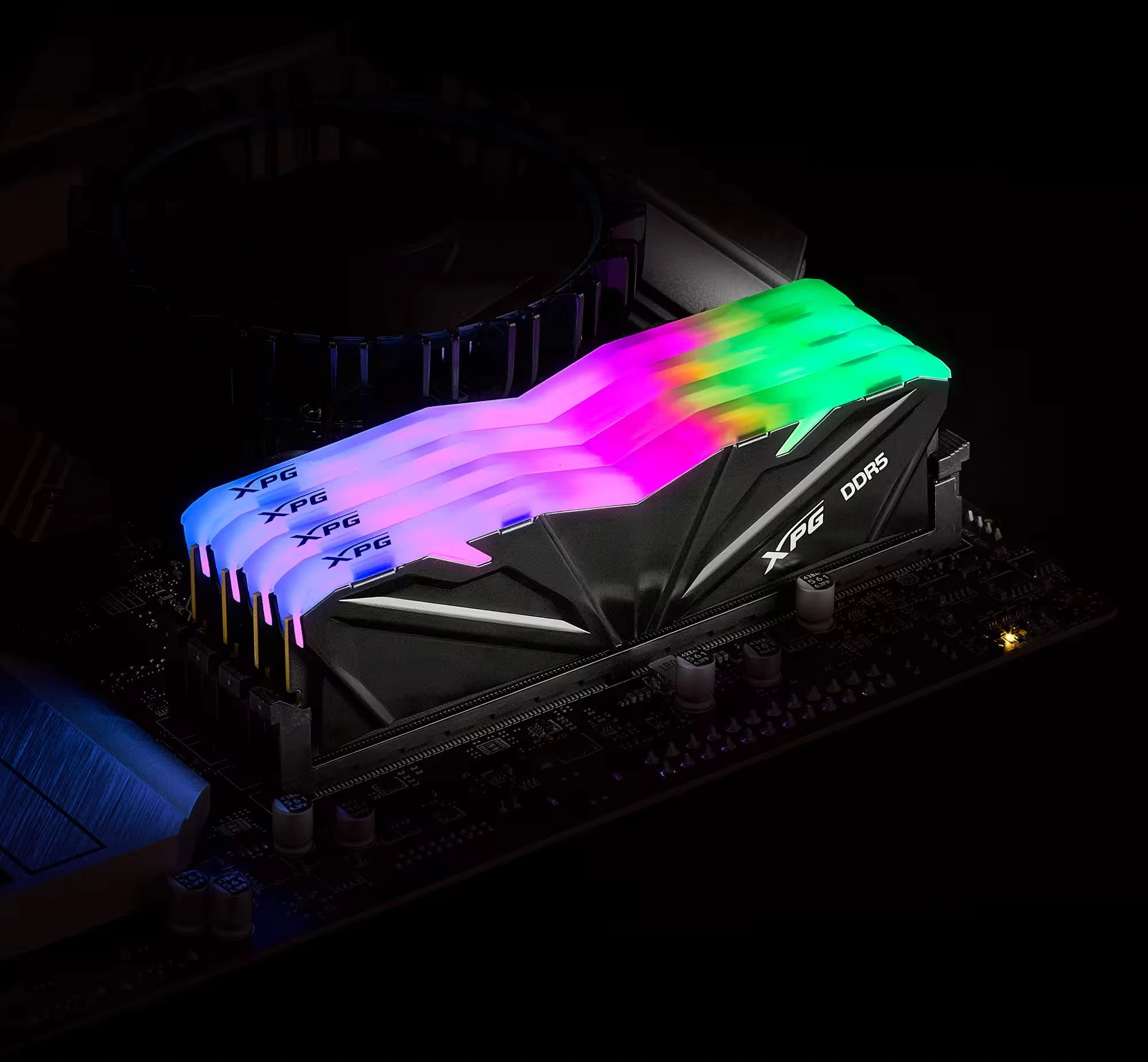 Память DDR5 2x16GB 6000MHz A-Data AX5U6000C3016G-DTAMRBK XPG Armax RGB RTL Gaming PC5-48000 CL30 DIMM UDIMM ECC 288-pin 1.4В kit single rank с радиатором Ret — миниатюра 8