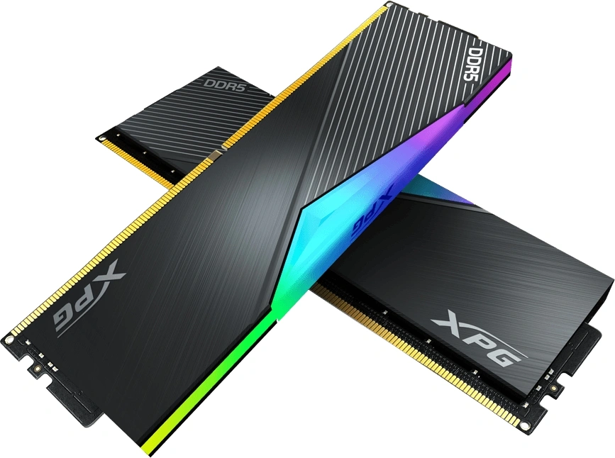 Память DDR5 2x16GB 6000MHz A-Data AX5U6000C3016G-DCLARBK XPG Lancer RGB RTL Gaming PC5-48000 CL30 DIMM UDIMM ECC 288-pin 1.4В kit single rank с радиатором Ret — миниатюра 4