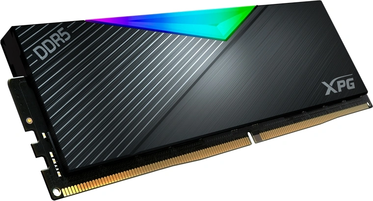 Память DDR5 2x16GB 6000MHz A-Data AX5U6000C3016G-DCLARBK XPG Lancer RGB RTL Gaming PC5-48000 CL30 DIMM UDIMM ECC 288-pin 1.4В kit single rank с радиатором Ret — миниатюра 6