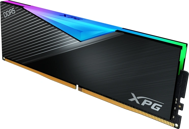 Память DDR5 2x16GB 6000MHz A-Data AX5U6000C3016G-DCLARBK XPG Lancer RGB RTL Gaming PC5-48000 CL30 DIMM UDIMM ECC 288-pin 1.4В kit single rank с радиатором Ret — миниатюра 7