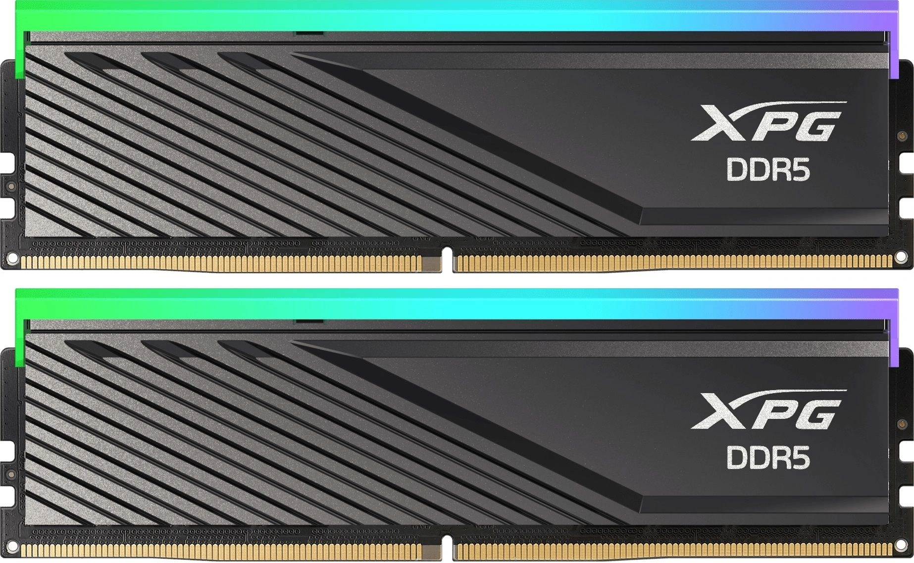 Память DDR5 2x8GB 5600MHz A-Data AX5U5600C468G-DTLABRBK XPG Lancer Blade RGB RTL Gaming PC5-44800 CL46 DIMM UDIMM ECC 288-pin 1.1В kit single rank с радиатором Ret