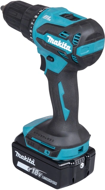 Дрель-шуруповерт Makita DHP490F003 аккум. патрон:быстрозажимной (кейс в комплекте) — миниатюра 5