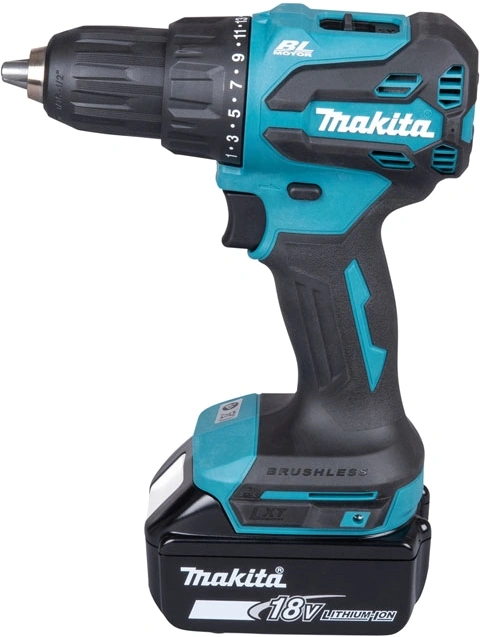 Дрель-шуруповерт Makita DHP490F003 аккум. патрон:быстрозажимной (кейс в комплекте) — миниатюра 6