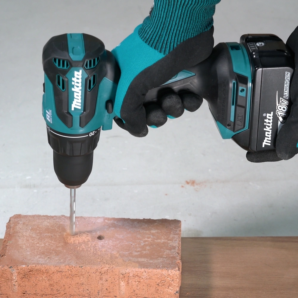 Дрель-шуруповерт Makita DHP490F003 аккум. патрон:быстрозажимной (кейс в комплекте) — миниатюра 10