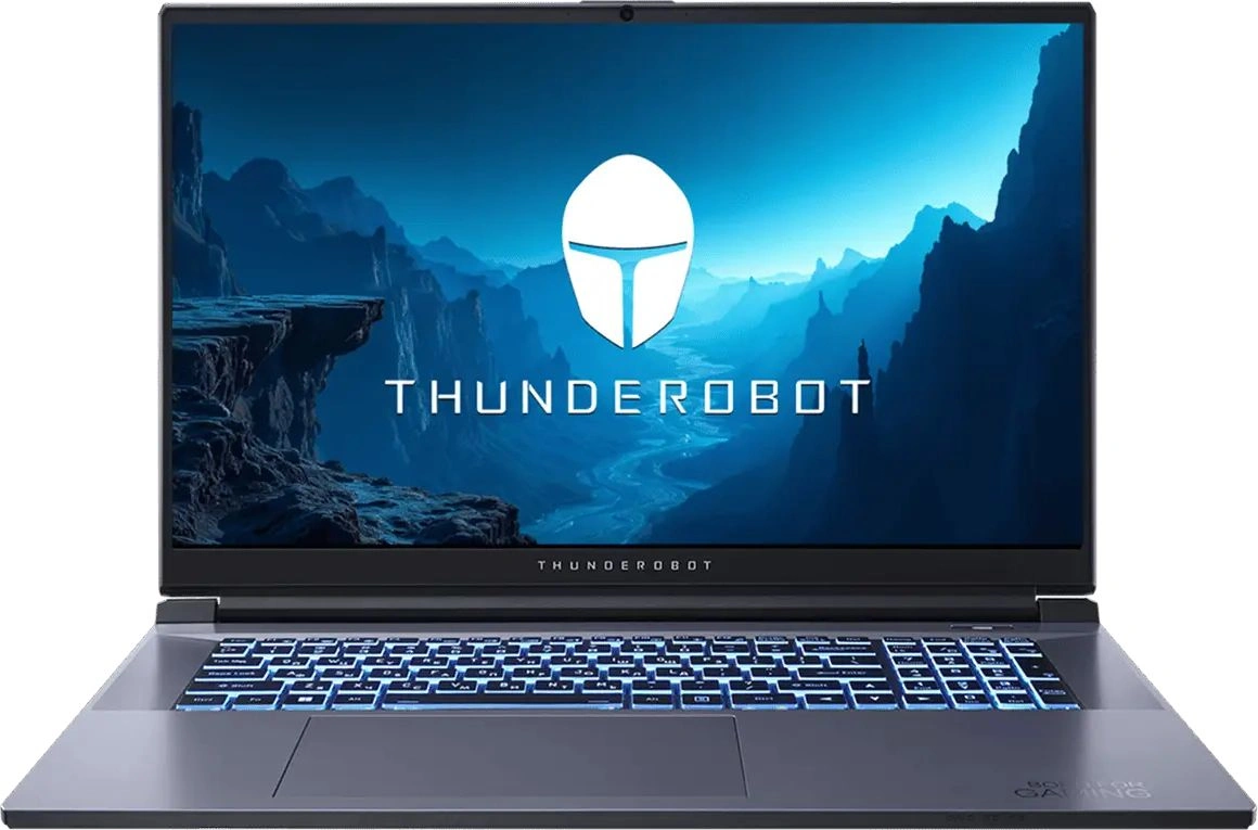 Ноутбук Thunderobot 911 Plus G3M XD Core i5 13420H 16Gb SSD1Tb NVIDIA GeForce RTX4050 6Gb 17.3" IPS FHD (1920x1200) FreeDOS grey WiFi BT Cam (JT009Y00QRU) — фото 1