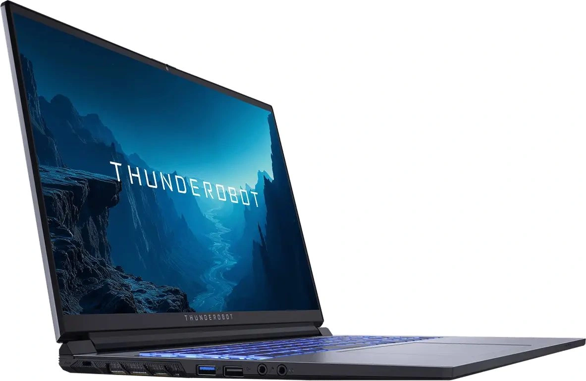 Ноутбук Thunderobot 911 Plus G3M XD Core i5 13420H 16Gb SSD1Tb NVIDIA GeForce RTX4050 6Gb 17.3" IPS FHD (1920x1200) FreeDOS grey WiFi BT Cam (JT009Y00QRU) — миниатюра 7