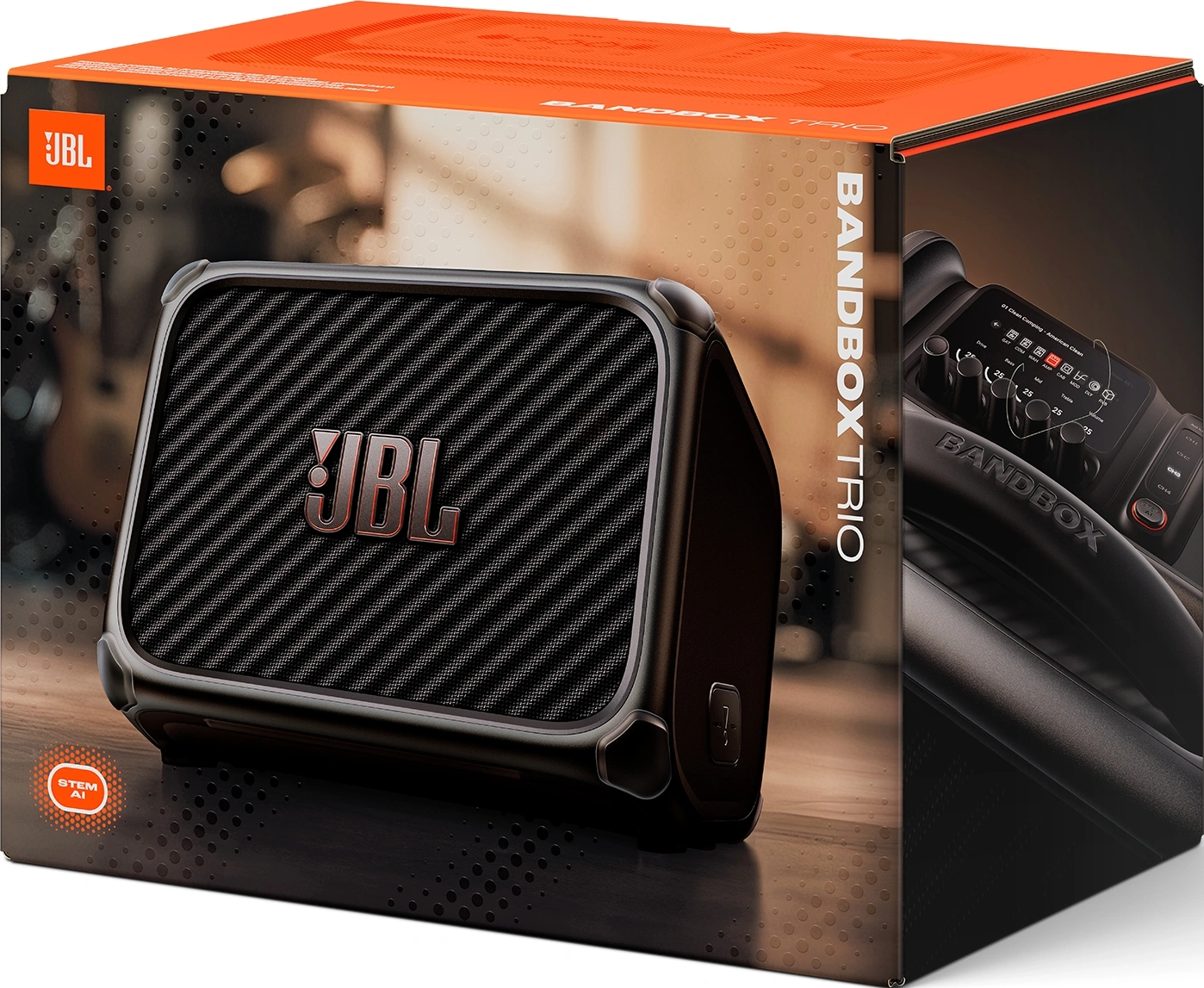 Колонка порт. JBL BandBox Trio черный 135W 2.1 BT/3.5/6.3Jack/USB-C 10м 9444mAh (JBLBANDBOXTRIO) — миниатюра 6