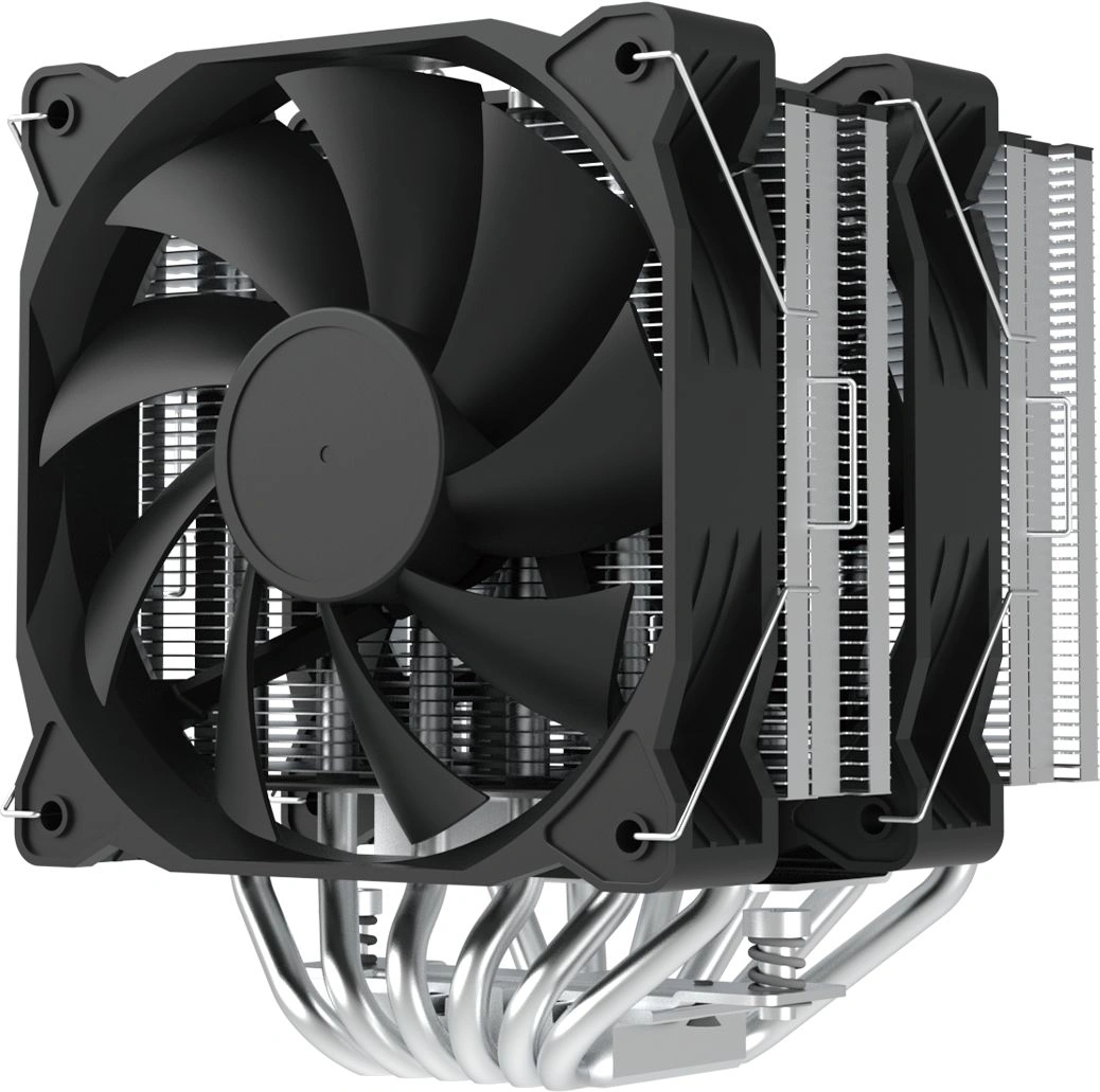 Устройство охлаждения(кулер) Zalman CNPS12X BP нет подсветки Soc-AM5/AM4/1200/1700/1851 черный 4-pin 32.2dB Al+Cu 260W 750gr Ret — миниатюра 5