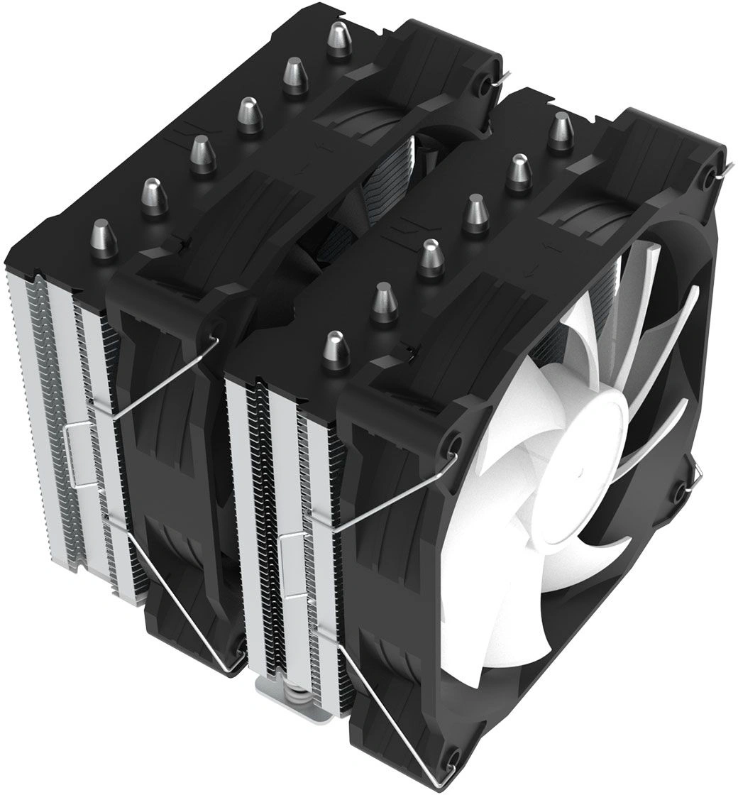 Устройство охлаждения(кулер) Zalman CNPS12X BP ARGB Soc-AM5/AM4/1200/1700/1851 черный 4-pin 32.2dB Al+Cu 260W 750gr Ret (CNPS12X BP ARGB) — миниатюра 7