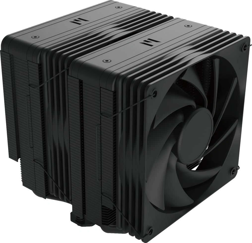 Устройство охлаждения(кулер) Zalman CNPS15X BP нет подсветки Soc-AM5/AM4/1200/1700/1851 черный 4-pin 32.2dB Al+Cu 285W 1170gr Ret (CNPS15X BP BLACK) — миниатюра 2