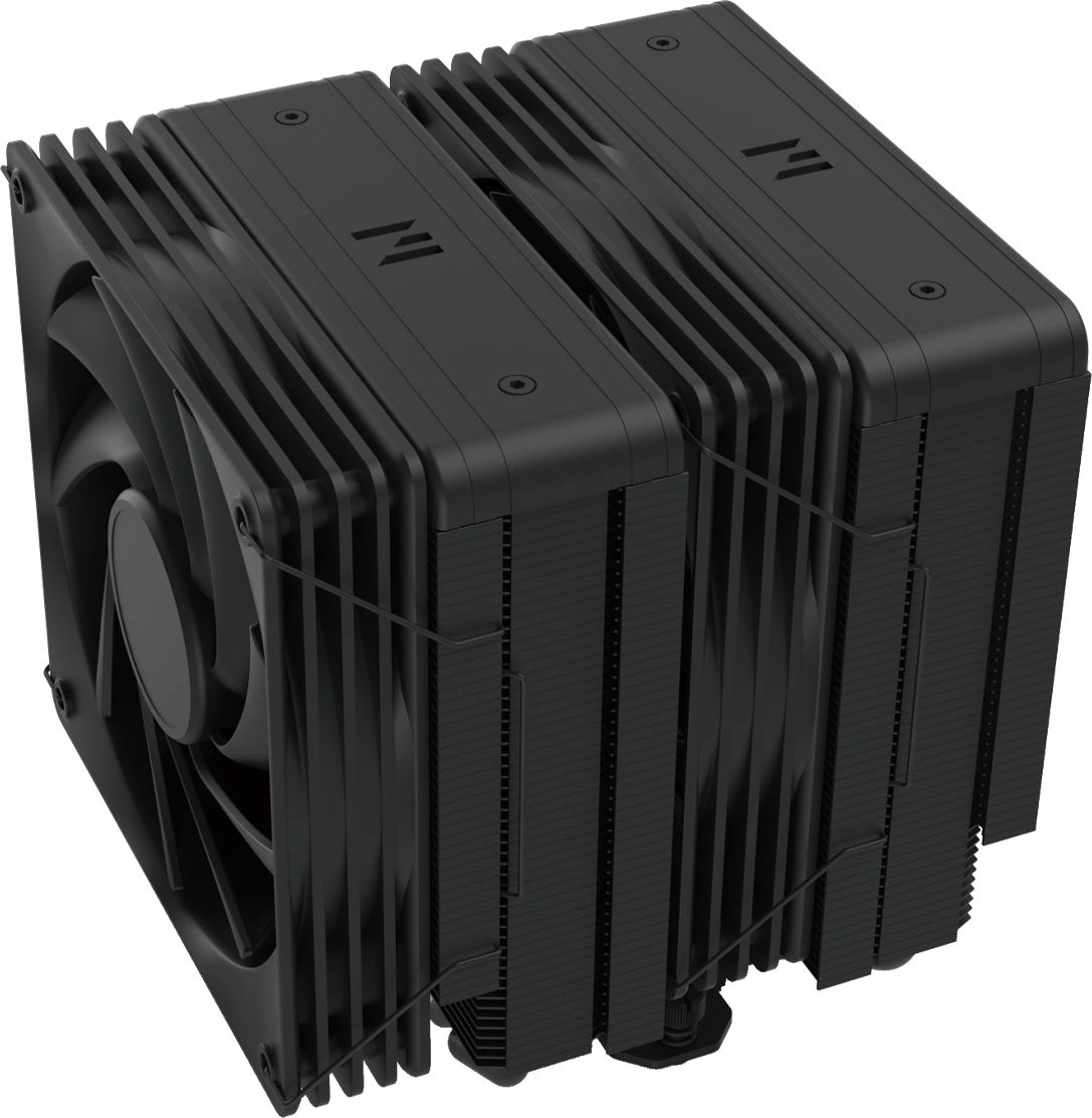 Устройство охлаждения(кулер) Zalman CNPS15X BP нет подсветки Soc-AM5/AM4/1200/1700/1851 черный 4-pin 32.2dB Al+Cu 285W 1170gr Ret (CNPS15X BP BLACK) — миниатюра 4