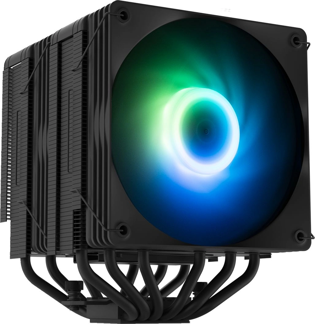 Устройство охлаждения(кулер) Zalman CNPS15X BP ARGB Soc-AM5/AM4/1200/1700/1851 черный 4-pin 32.2dB Al+Cu 285W 1170gr Ret (CNPS15X BP ARGB BLACK) — фото 1