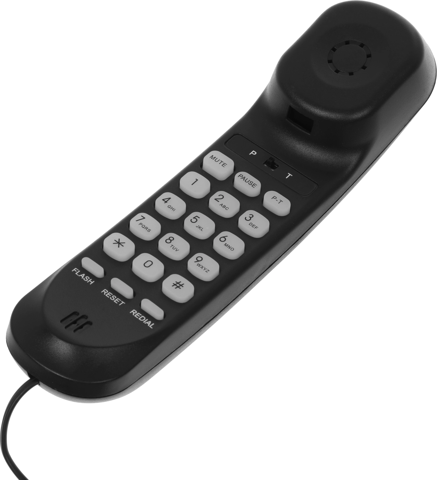 Телефон проводной Ritmix RT-002 черный — миниатюра 6
