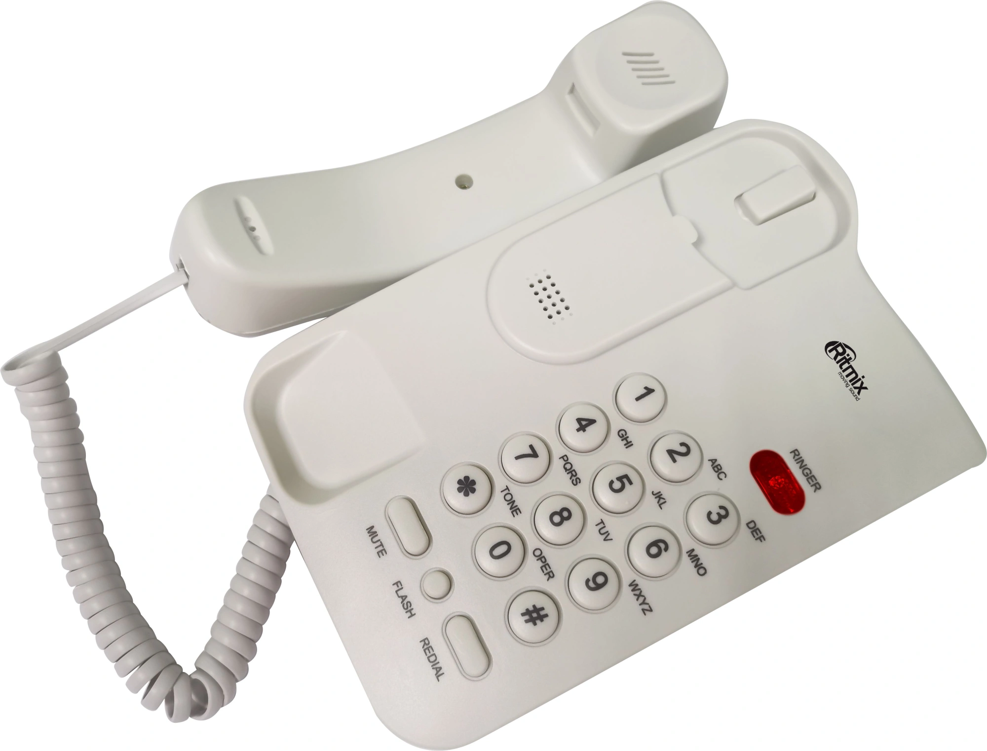 Телефон проводной Ritmix RT-311 белый — миниатюра 3
