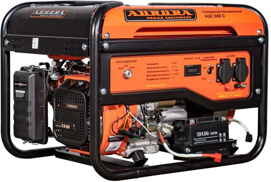 Генератор Aurora AGE 3500 D 2.8кВт — миниатюра 8