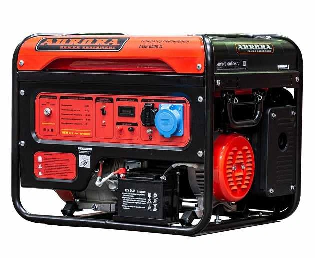 Генератор Aurora AGE 6500 D 5.5кВт