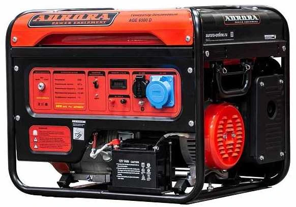Генератор Aurora AGE 6500 D 5.5кВт — миниатюра 7