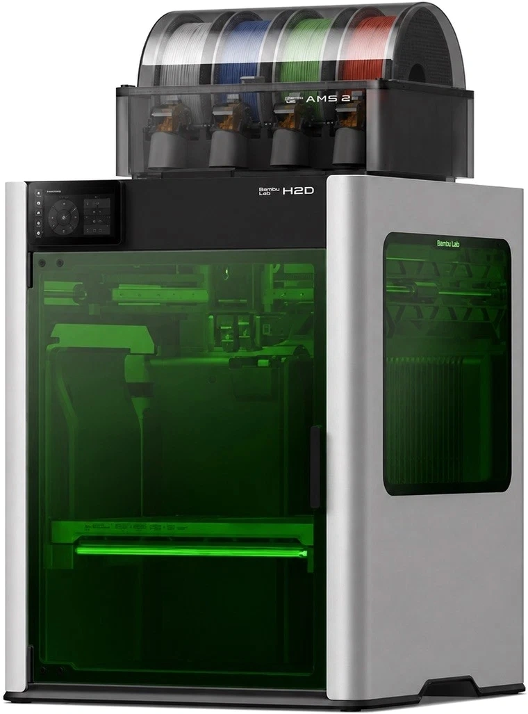Принтер 3D Bambu Lab H2D Laser Full Combo, 40 Вт 350x320x325мм ABS/PLA/PETG/ASA/Carbon/TPU — фото 1