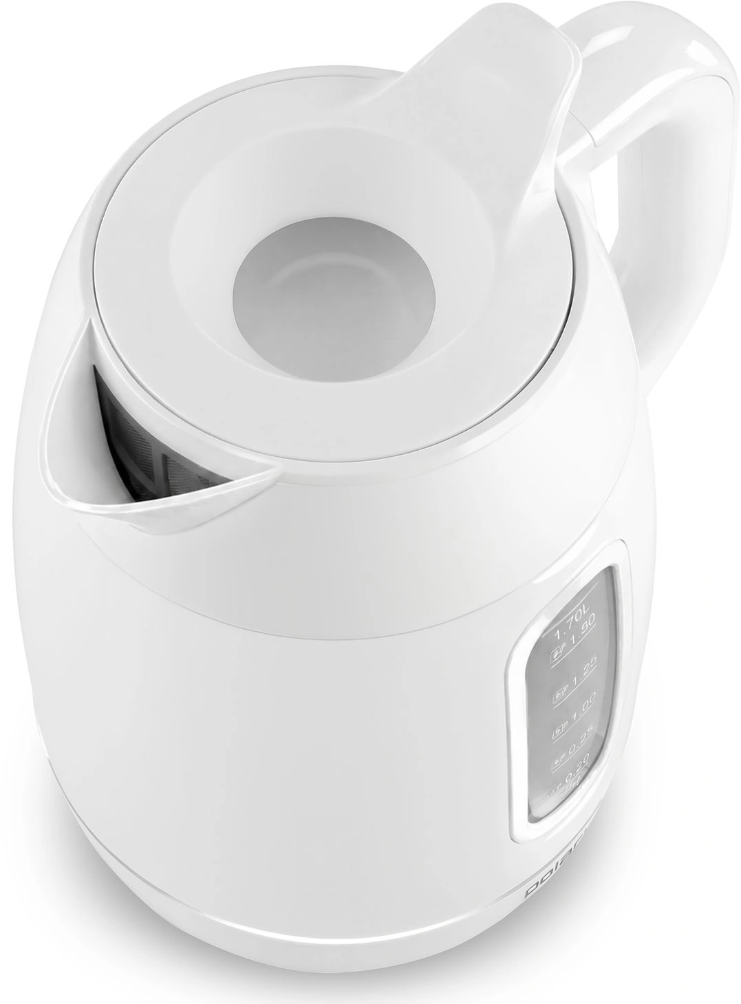 Чайник электрический Polaris PWK 0723DDW 1.7л. 2400Вт белый корпус: пластик — миниатюра 10