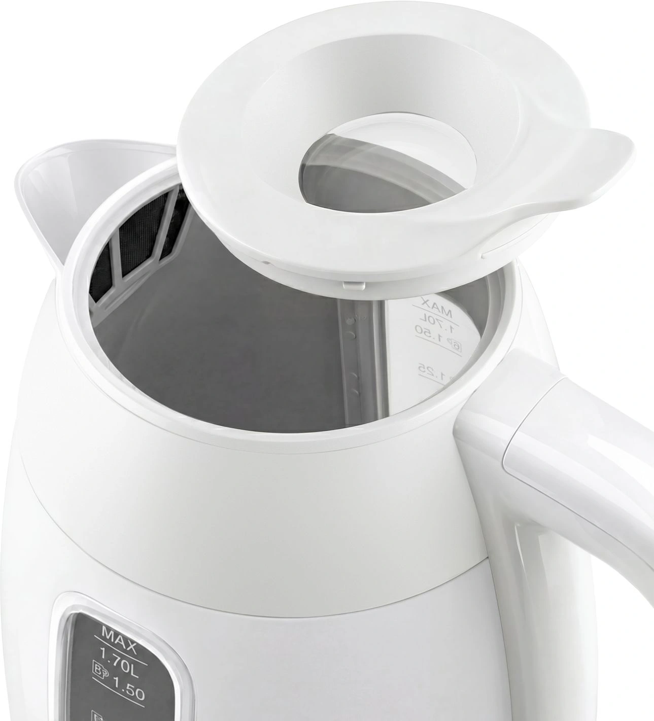 Чайник электрический Polaris PWK 0723DDW 1.7л. 2400Вт белый корпус: пластик — миниатюра 4