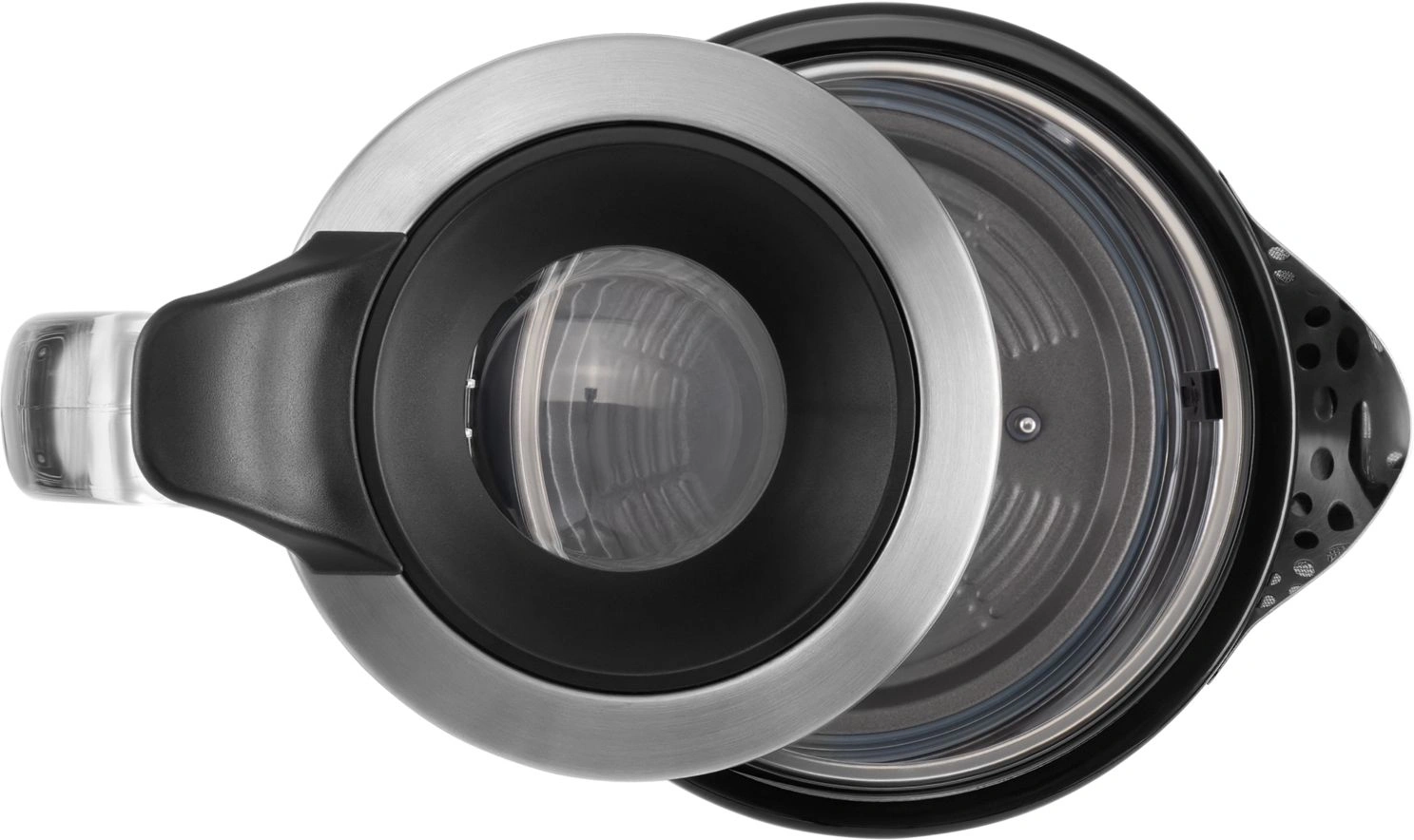Чайник электрический Polaris PWK 1715CGLD 1.7л. 2200Вт черный корпус: стекло/пластик — миниатюра 12
