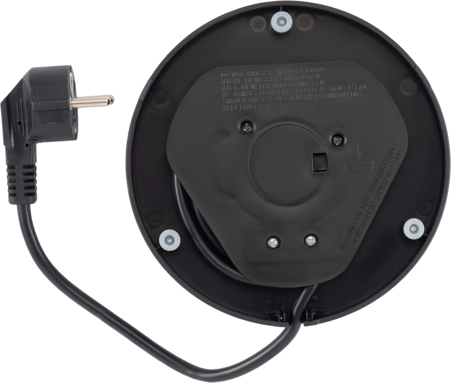 Чайник электрический Polaris PWK 1715CGLD 1.7л. 2200Вт черный корпус: стекло/пластик — миниатюра 5
