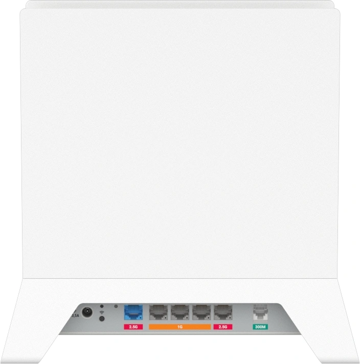 Роутер беспроводной Keenetic Netcraze Titan SE NC (NC-4210) BE7200 10/100/1000/2500BASE-TX/4G ready белый — миниатюра 4