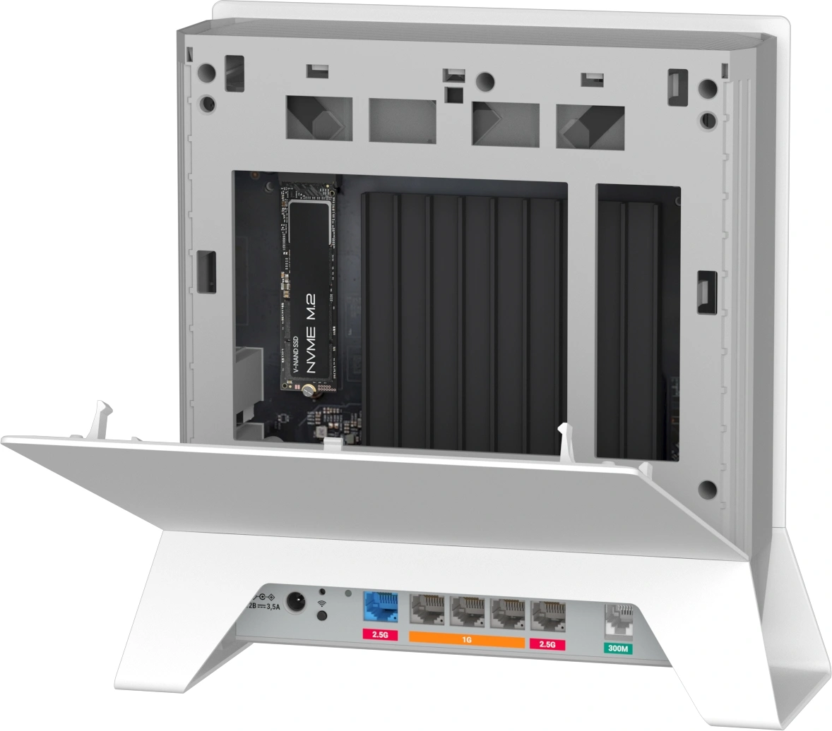 Роутер беспроводной Keenetic Netcraze Titan SE NC (NC-4210) BE7200 10/100/1000/2500BASE-TX/4G ready белый — миниатюра 8