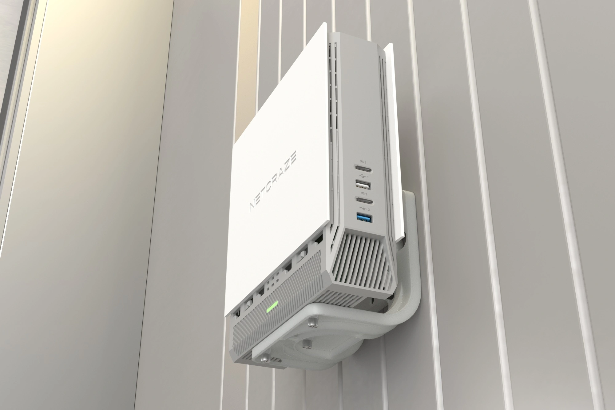 Роутер беспроводной Keenetic Netcraze Titan SE NC (NC-4210) BE7200 10/100/1000/2500BASE-TX/4G ready белый — миниатюра 10