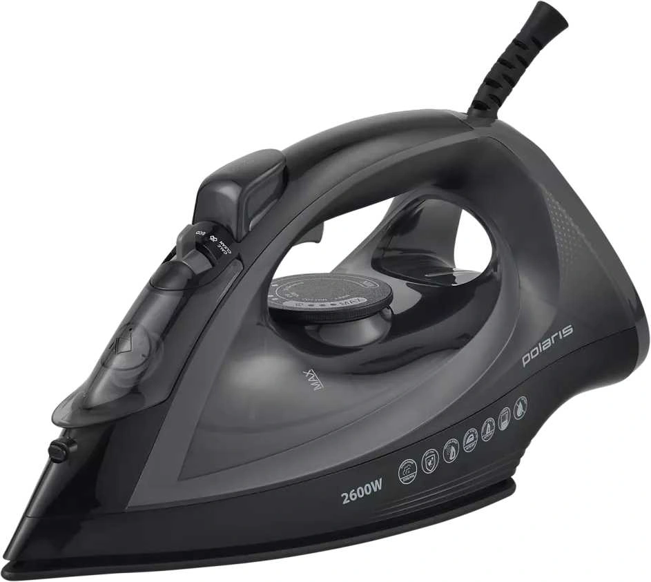 Утюг Polaris PIR 2605AK 2600Вт черный/графитовый — фото 1