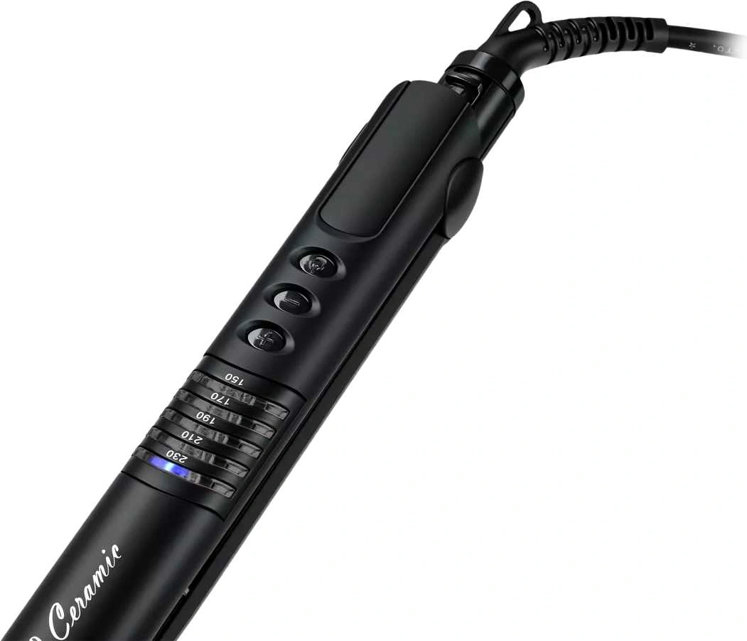 Выпрямитель Polaris PHS 2405K 35Вт черный макс.темп.:230С покрытие:керамико-турмалиновое — миниатюра 5