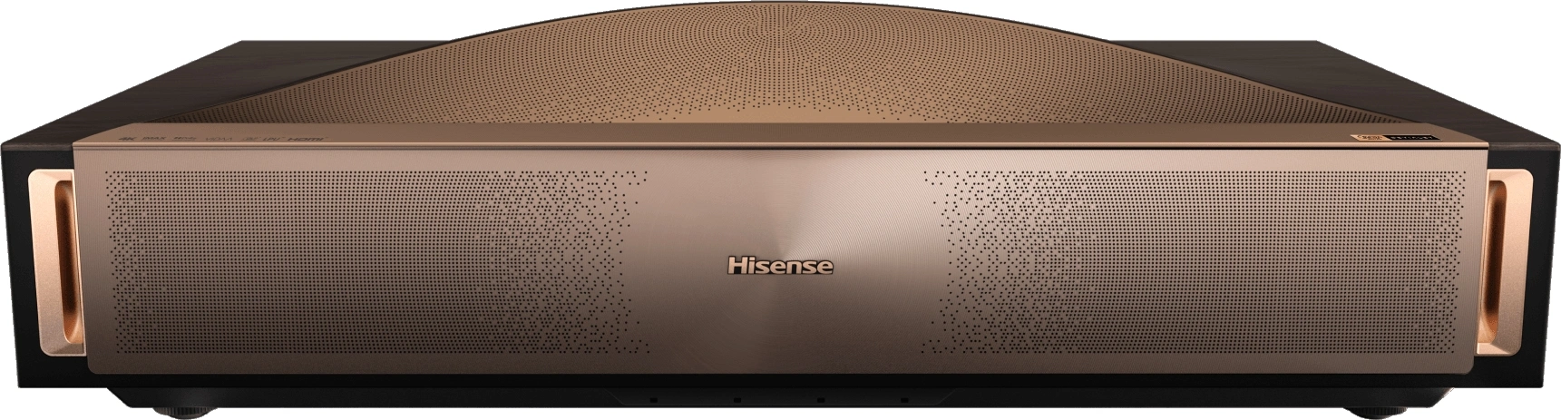 Телевизор Laser Hisense 100" 100L9QD золотистый 4K Ultra HD 240Hz DVB-T DVB-T2 DVB-C DVB-S DVB-S2 3D USB WiFi Smart TV — миниатюра 4