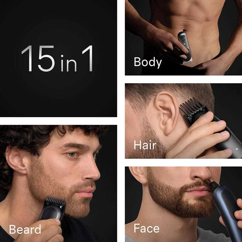 Триммер Braun Series 5 AIO7580 синий (насадок в компл:12шт) — миниатюра 6